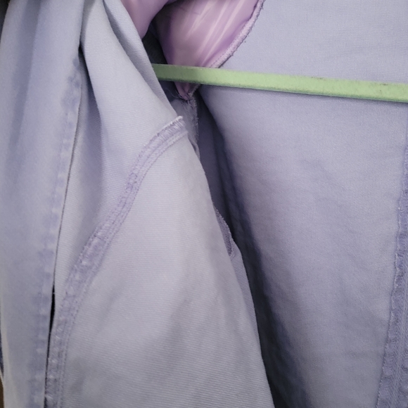 Lavender denim studded jacket - Picture 3 of 5